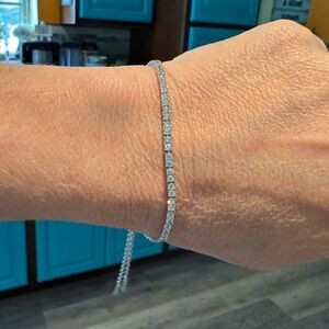 GRA Diamond Moissanite Tennis Bracelet